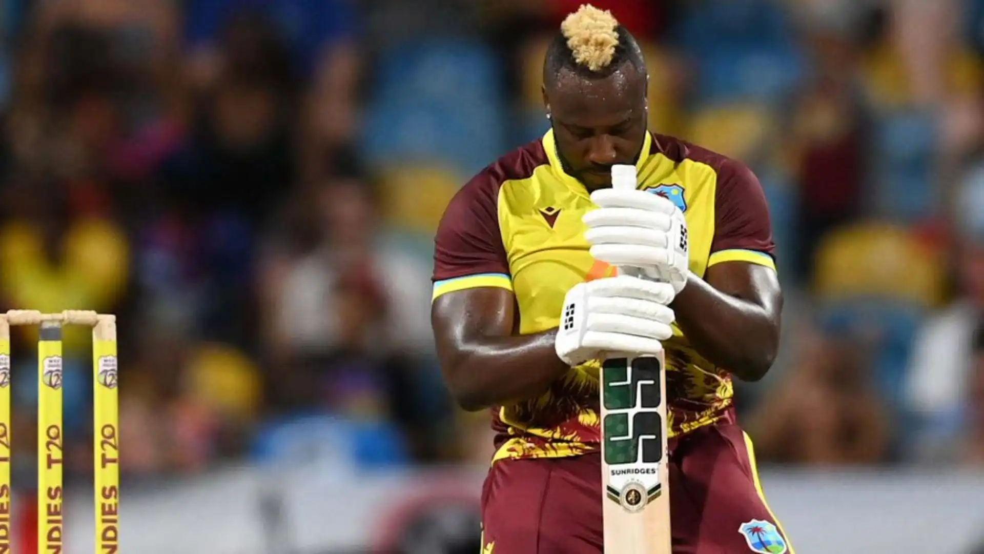 Andre Russell has been ruled out of the last 3 T20Is vs England [Source: @lorris03/X]