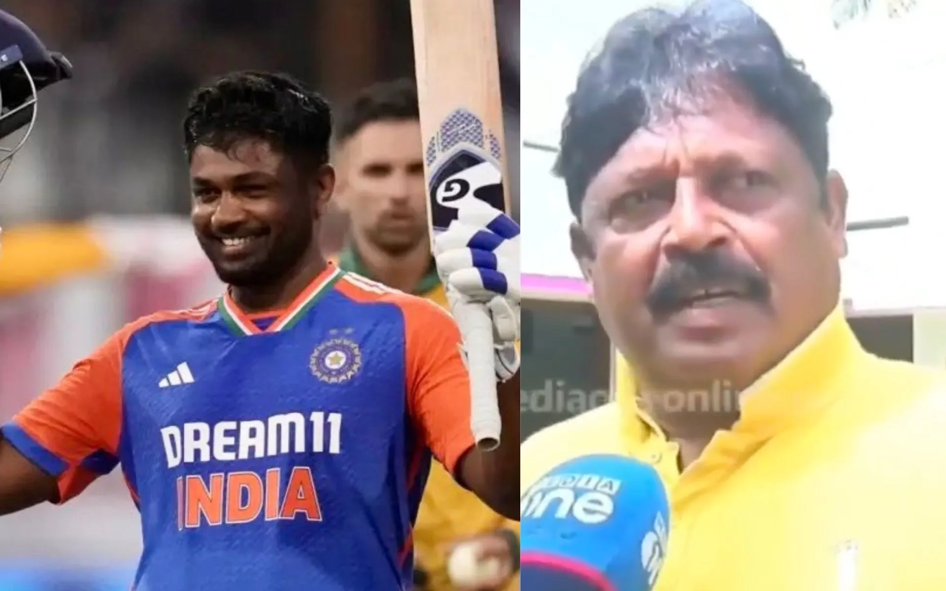 Sanju Samson's father has blamed Indian stars (Source:@surya_14kumar and @shinzohattori5 /X.com)