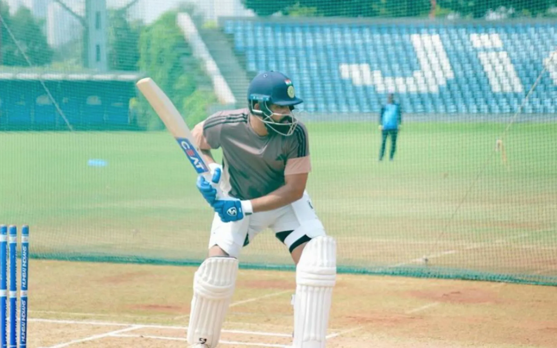 Rohit Sharma practice session in Mumbai (Source:team45ro, Instagram)