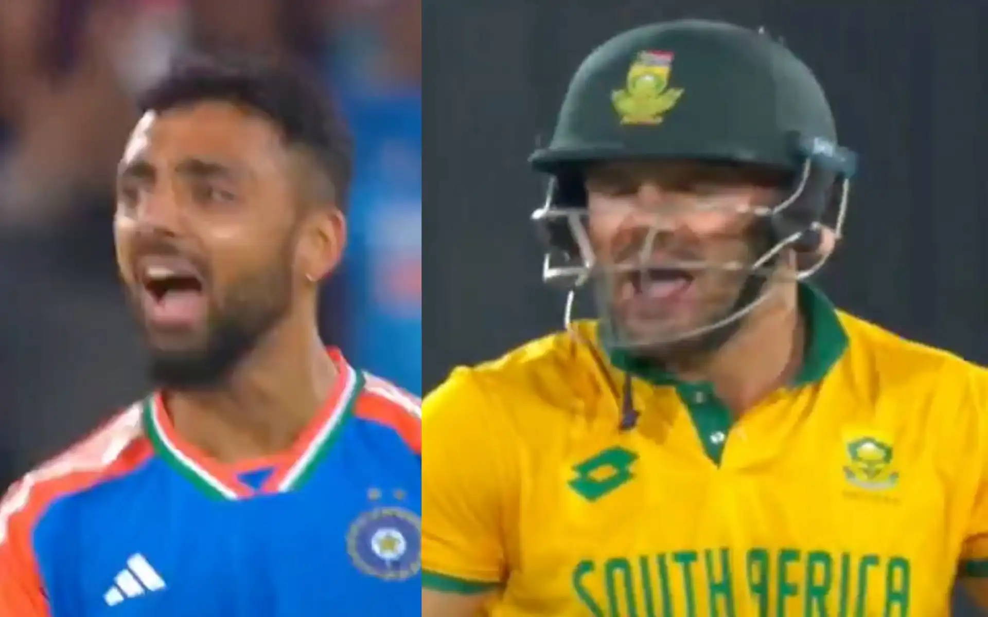 Aiden Markam was dismissed by Varun Chakravarthy during the 3rd T20I [Source: Screen Grab from @viratgoback/x.com]