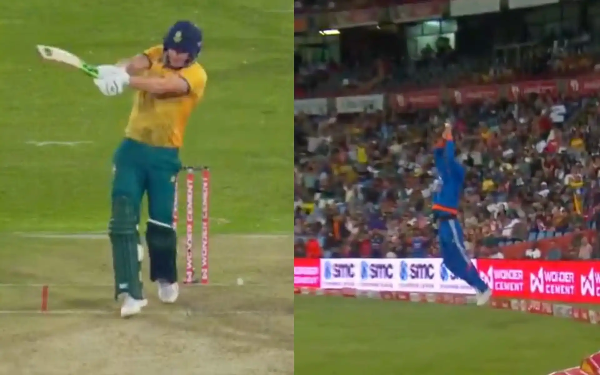 David Miller was dismissed by Hardik Pandya in the 3rd T20I [Source: @viratgoback/x.com]