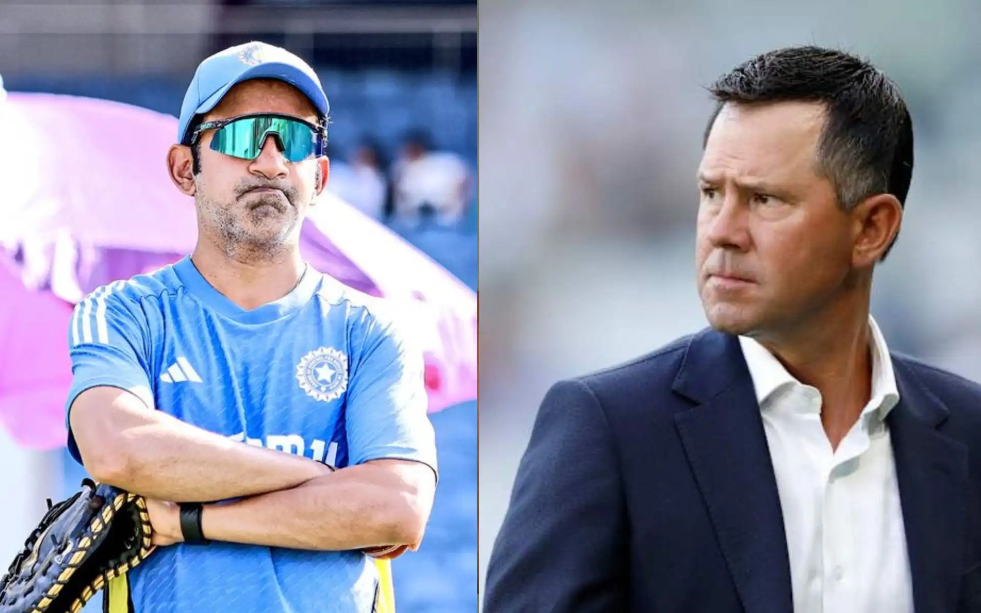 Gautam Gambhir and Ricky Ponting have been involved in heated exchange (Source:  @sujeetsuman1991, @CricCrazyJohn/X.com)