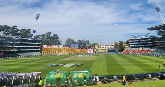 The Wanderers Stadium in Johannesburg (Source: @ColoursOfBharat/X.com)