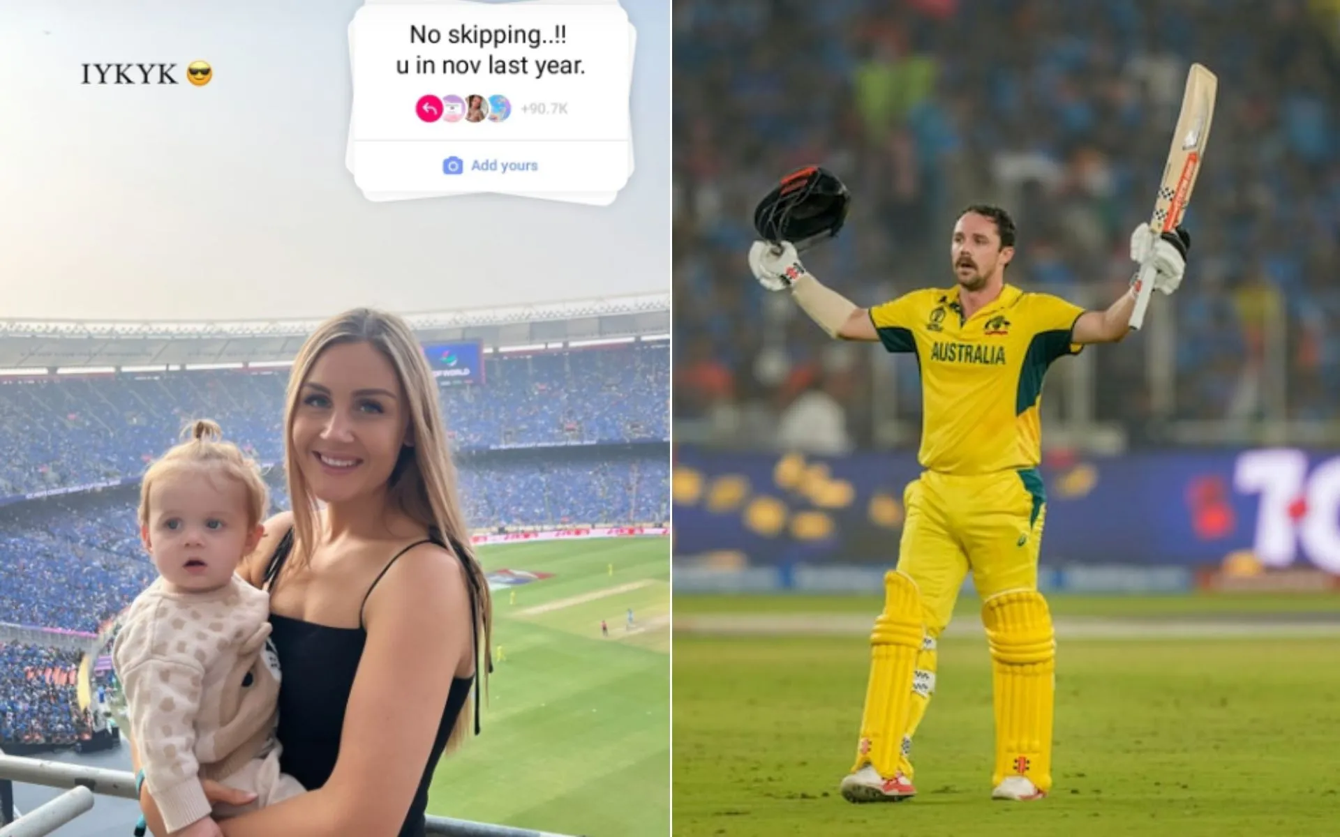 Travis Head's wife pokes fun at Team India [Source: @mufaddal_vohra,@dhoniverse_/x.com]