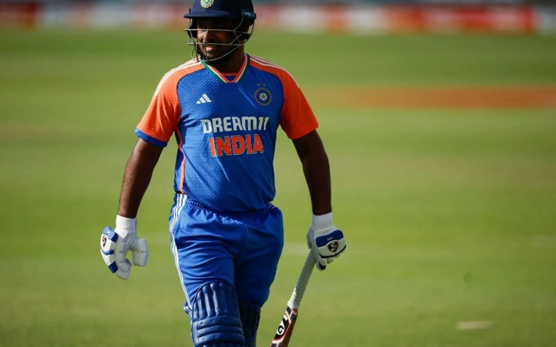 Samson departed for duck in the last match [Source: @@mufaddal_vohra/X.Com]
