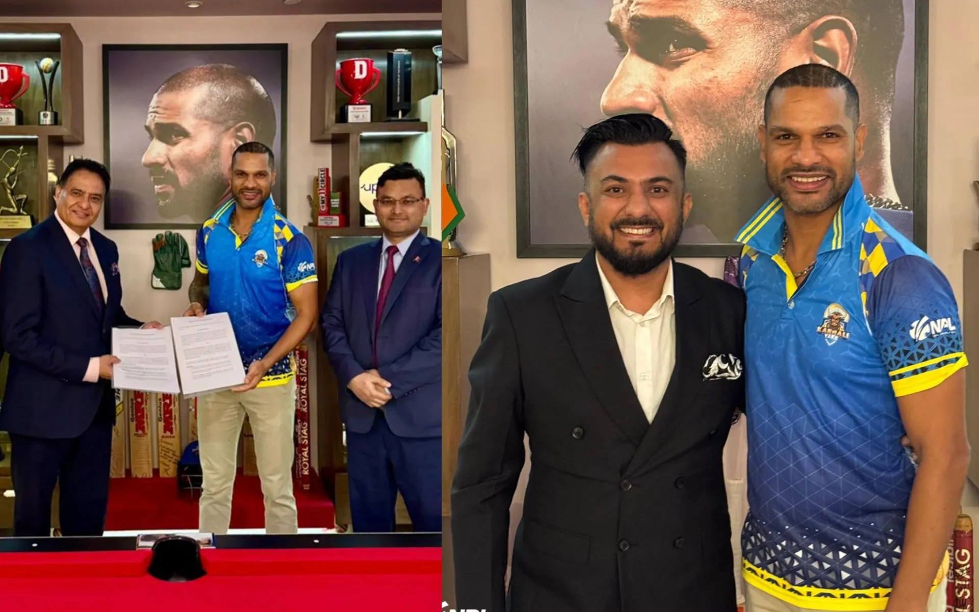 Shikhar Dhawan to play at NPL 2024 (Source: @KarnaliYaks/X.com)