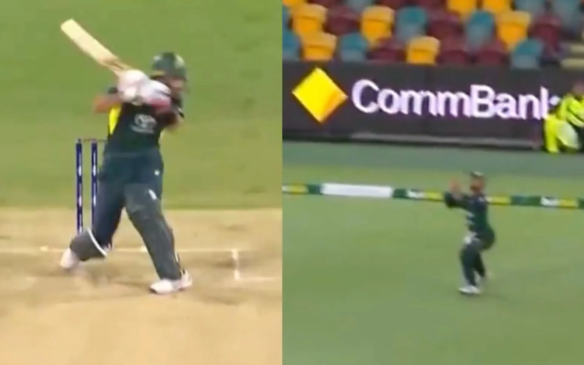 Glenn Maxwell's wicket against Pakistan (Source:@viratgoback/X.com)