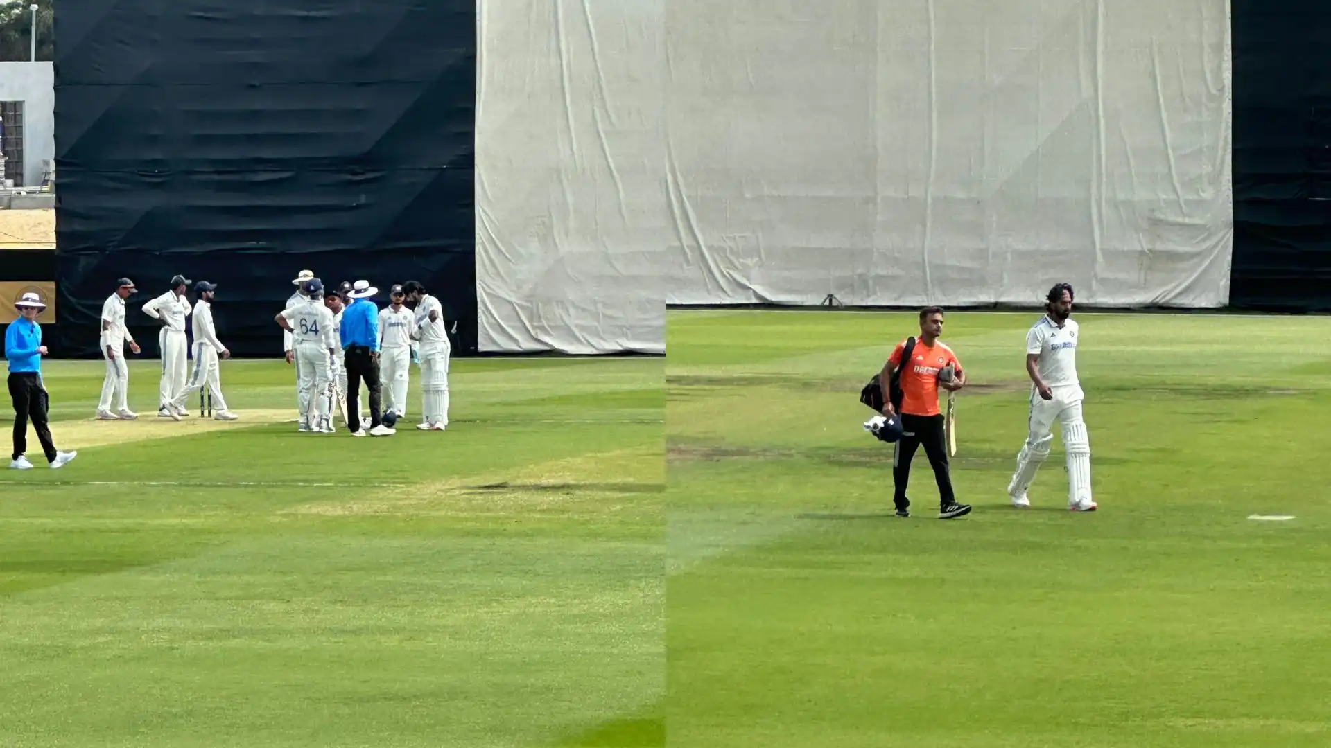 KL Rahul walked off the field [Source: @beastieboy07/X]