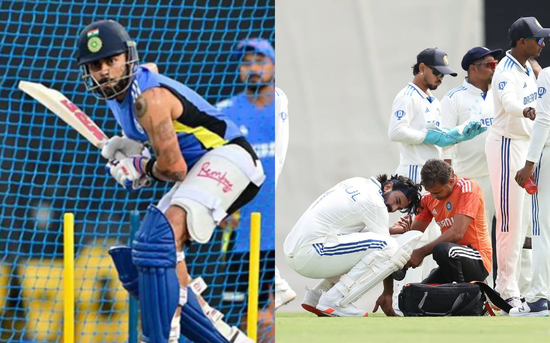 Virat Kohli And KL Rahul - (Source: @Johns/X.com)