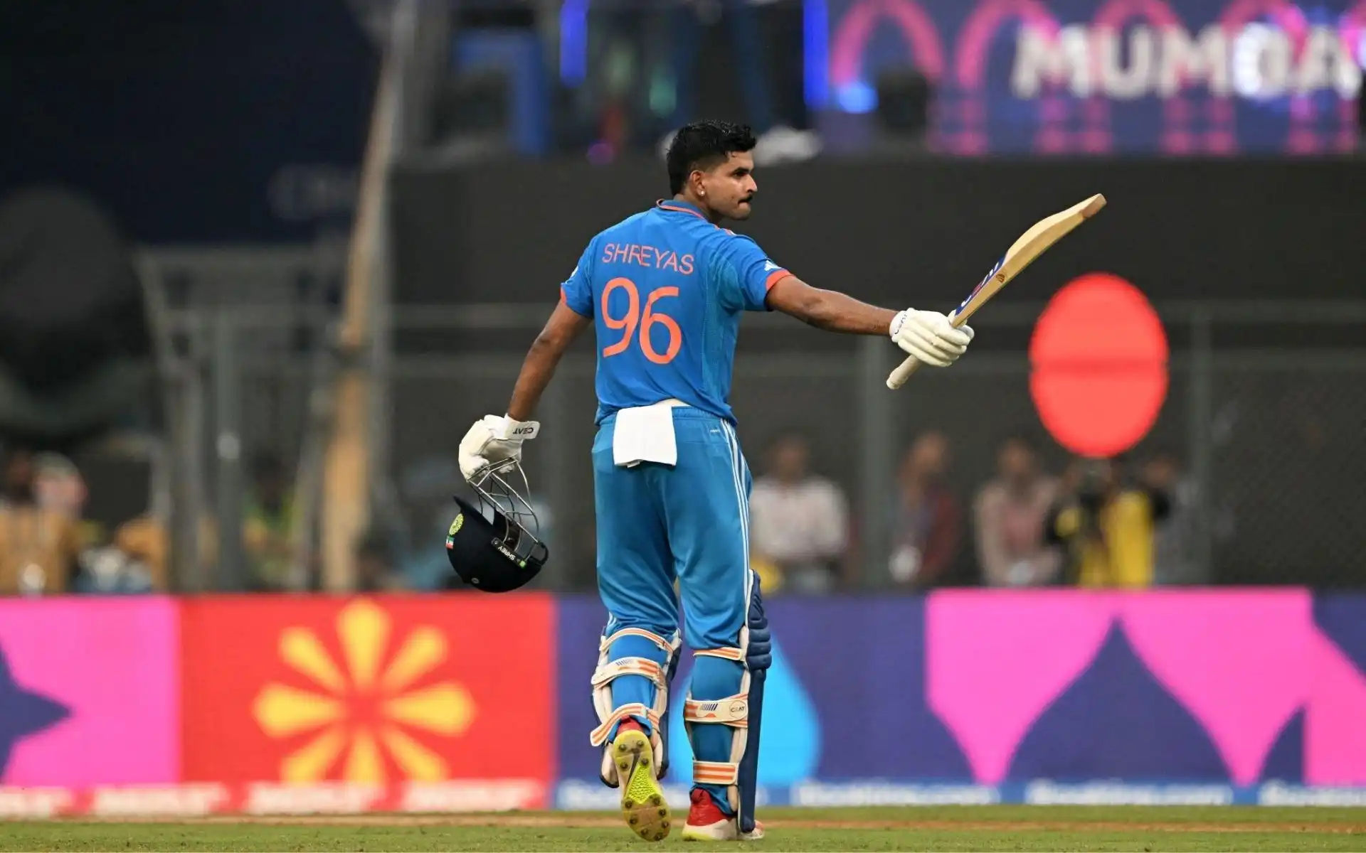 Iyer hit a hundred against New Zealand in WC semis [Source: @CricCrazyJohns/X.com]