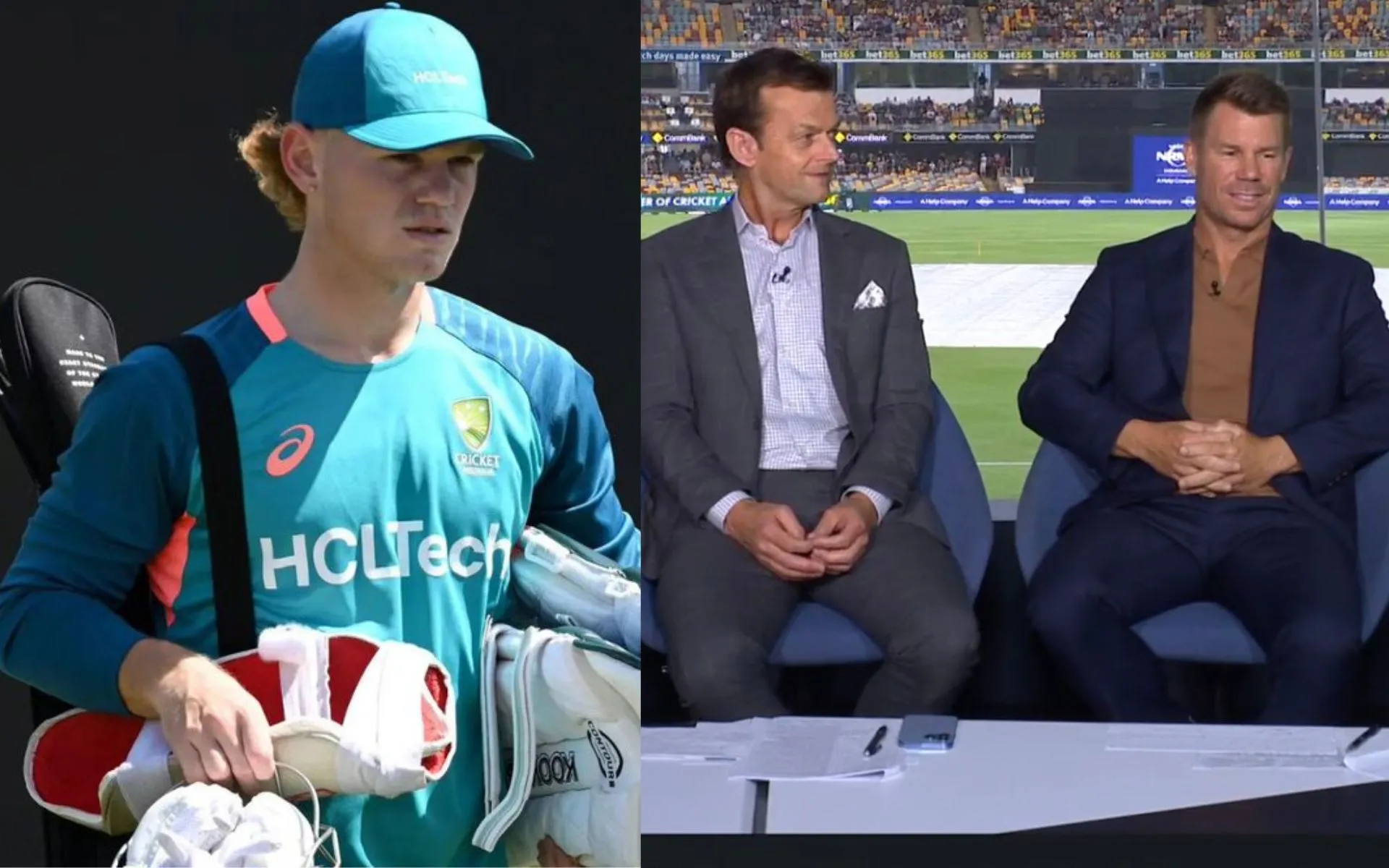 McGurk And David Warner- (Source:@foxcricket/X.com)