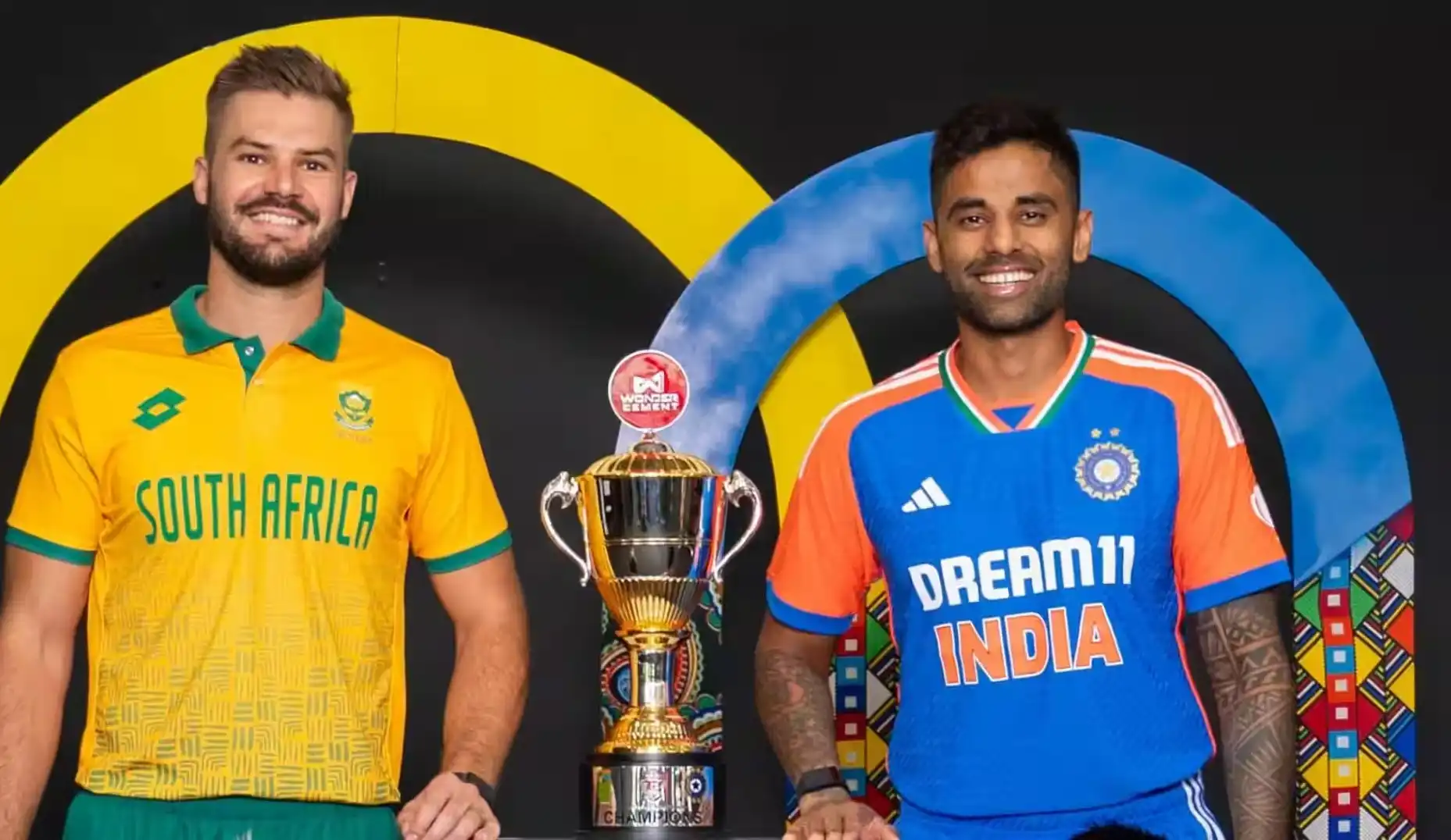 South Africa and India will face one another in the 4th T20I [Source: @PatelAgriIns/X.com]