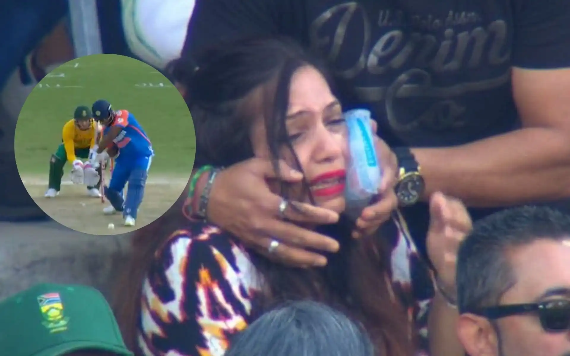 Sanju Samson six against South Africa (Source:@JioCinema/X.com)