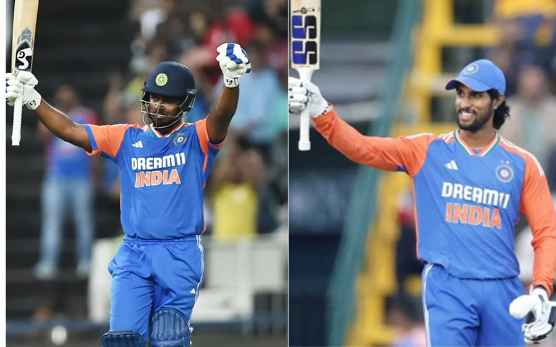Sanju Samson & Tilak Varma are among the top 5 batters to hit the fastest T20I centuries for India [Source: @BCCI/x.com]