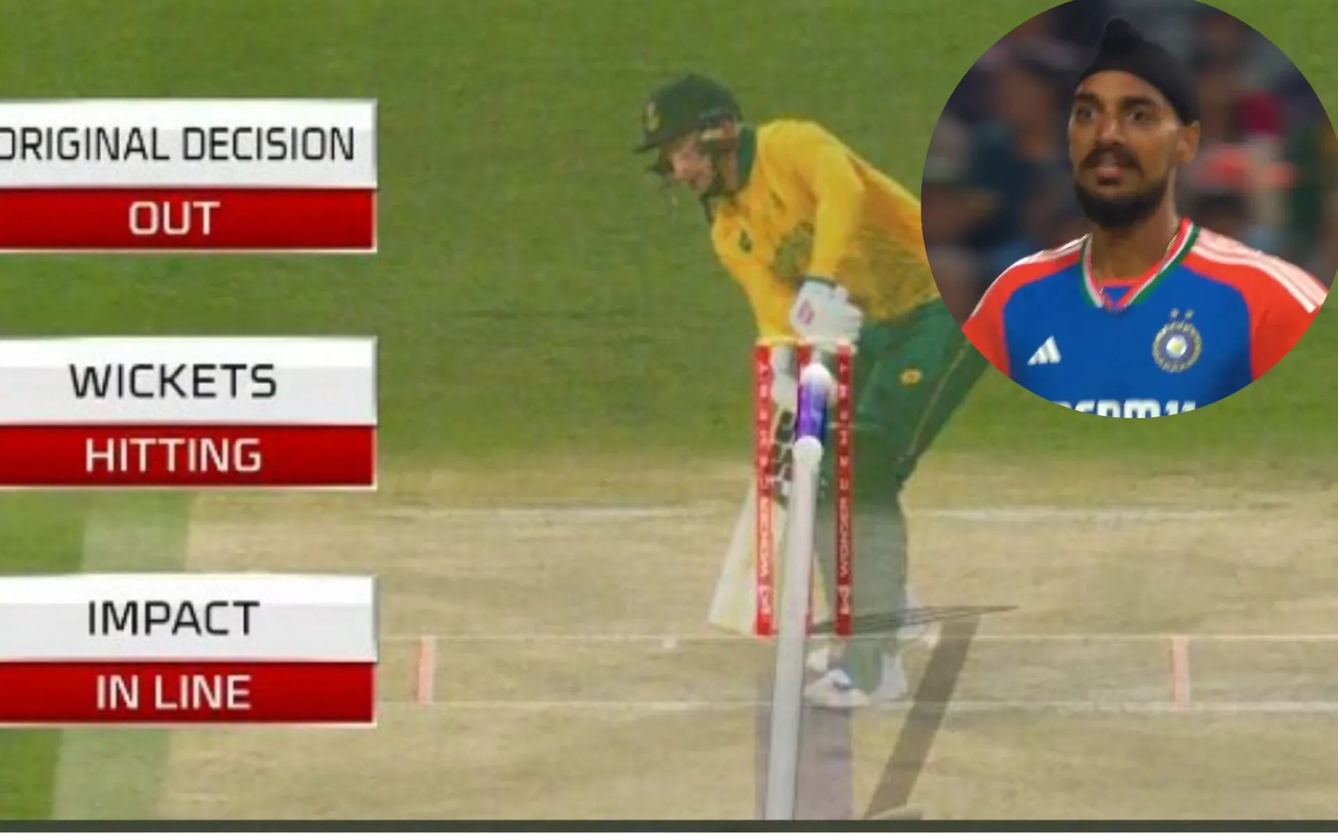 Arshdeep Singh removed Klaasen for golden duck (Source:@CricCrazyJohns/X.com)
