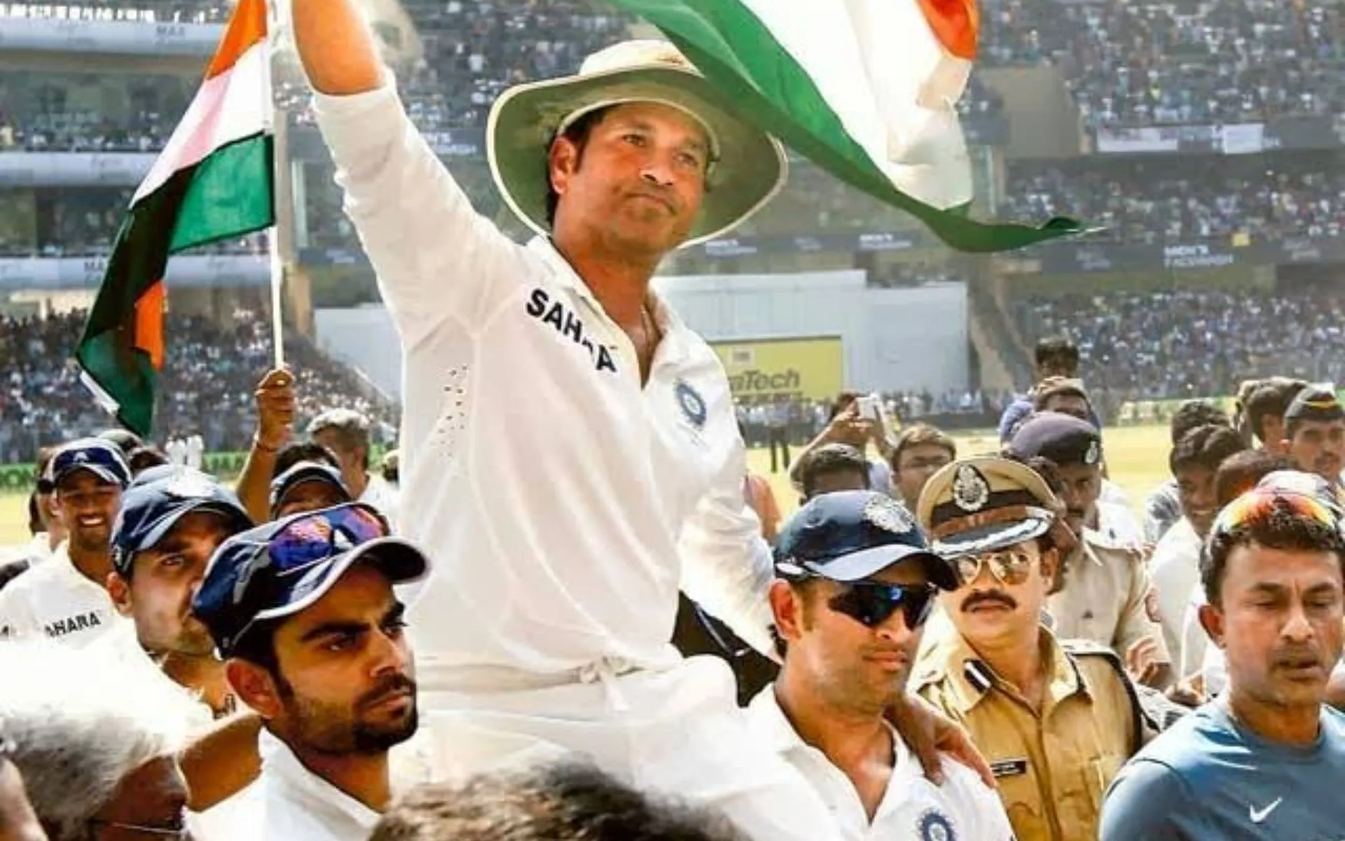 Sachin Tendulkar retired OTD in 2013 [Source: @EshaSanju15/x.com]