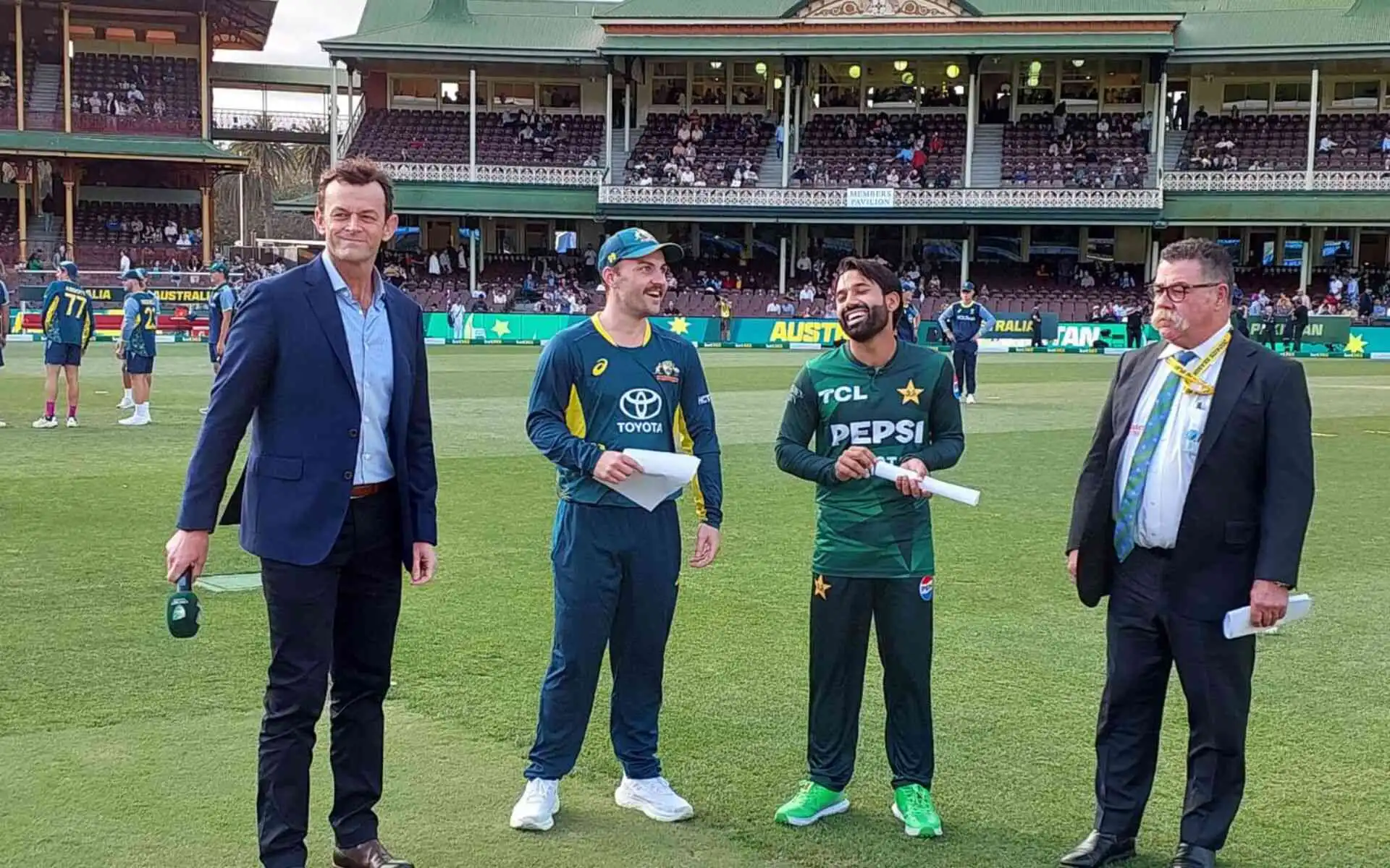 AUS vs PAK, 2nd T20I toss (Source: @HamzaEjaz367/X.com)