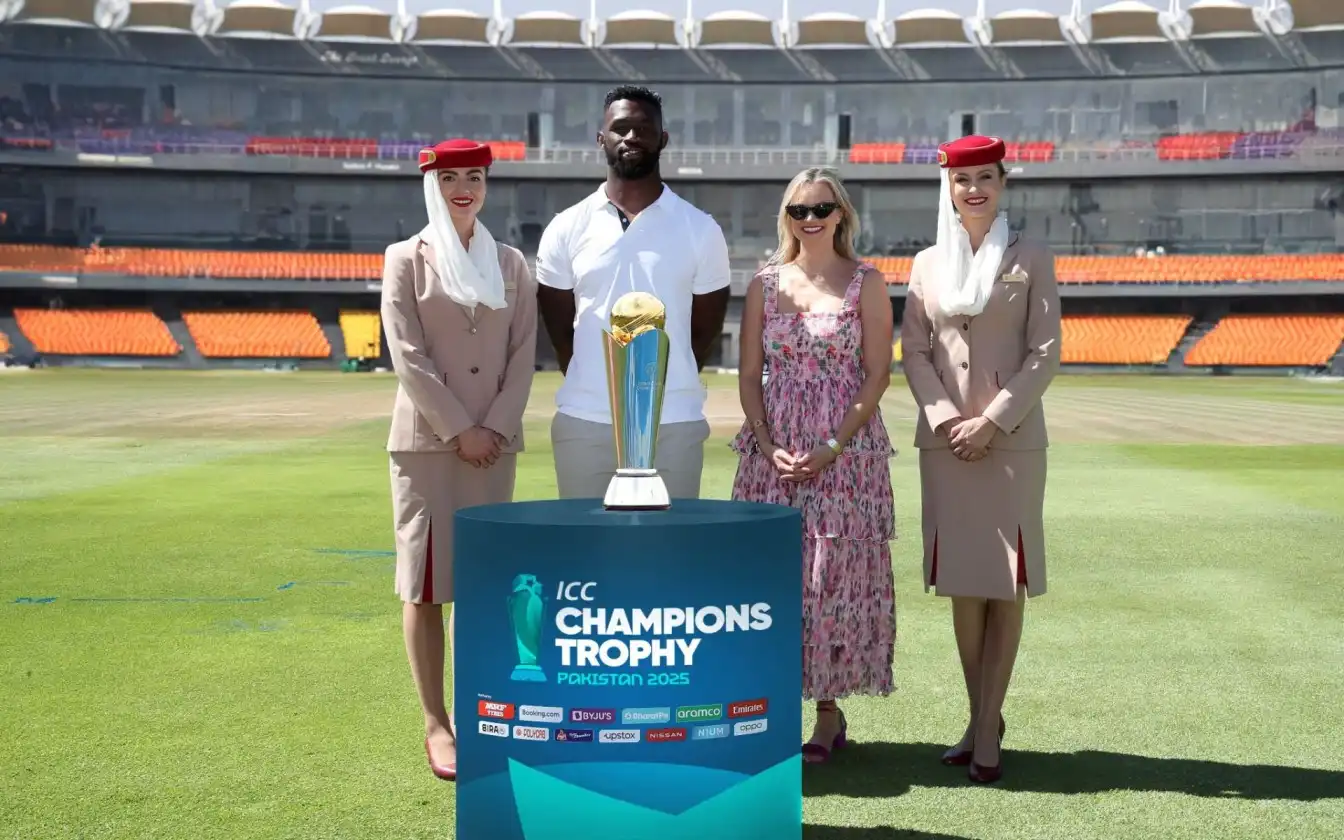 Champions Trophy silverware to tour 8 nations before event [Source: @dhillow_/X.com]