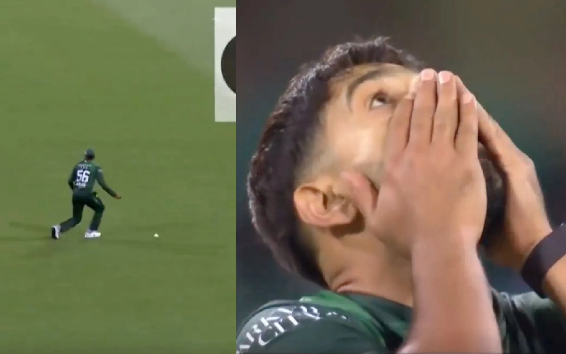 Haris Rauf and Babar- (Source:@ScreenGrab)