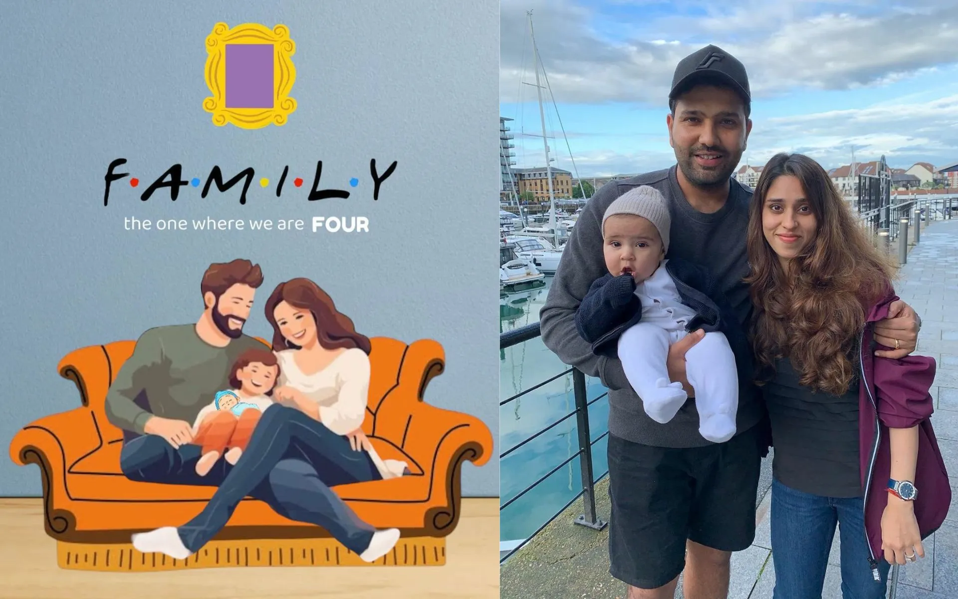 Rohit Sharma-Ritika embraces parenthood for second time [Source: @ssnoozefest, @CricCrazyJohns/X.com]