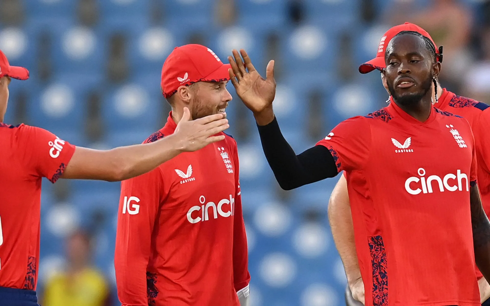 Jofra Archer bowled well against West Indies in the third T20I [Source: @englandcricket/x.com]