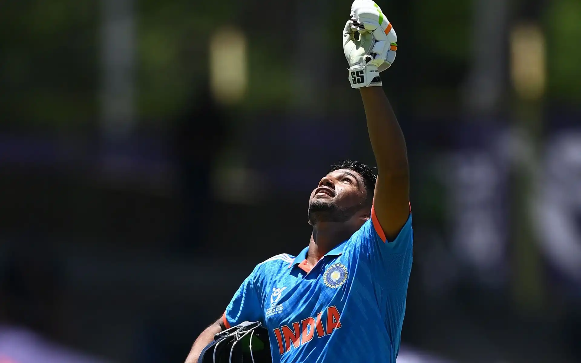 Musheer Khan playing for India Under 19 [Source: @ESPNcricinfo/x.com]