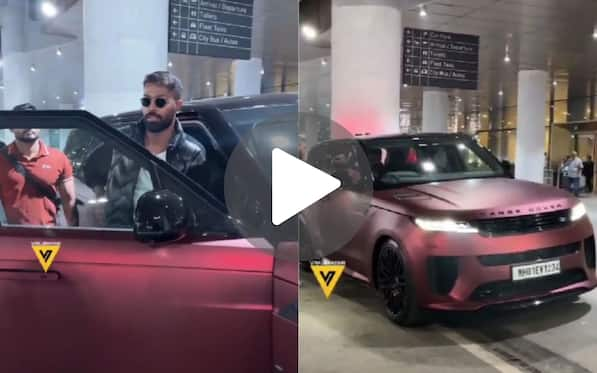 Hardik Pandya Flaunts His Customized Matt Red Range Rover Sport Worth 1.6 Crore - Watch