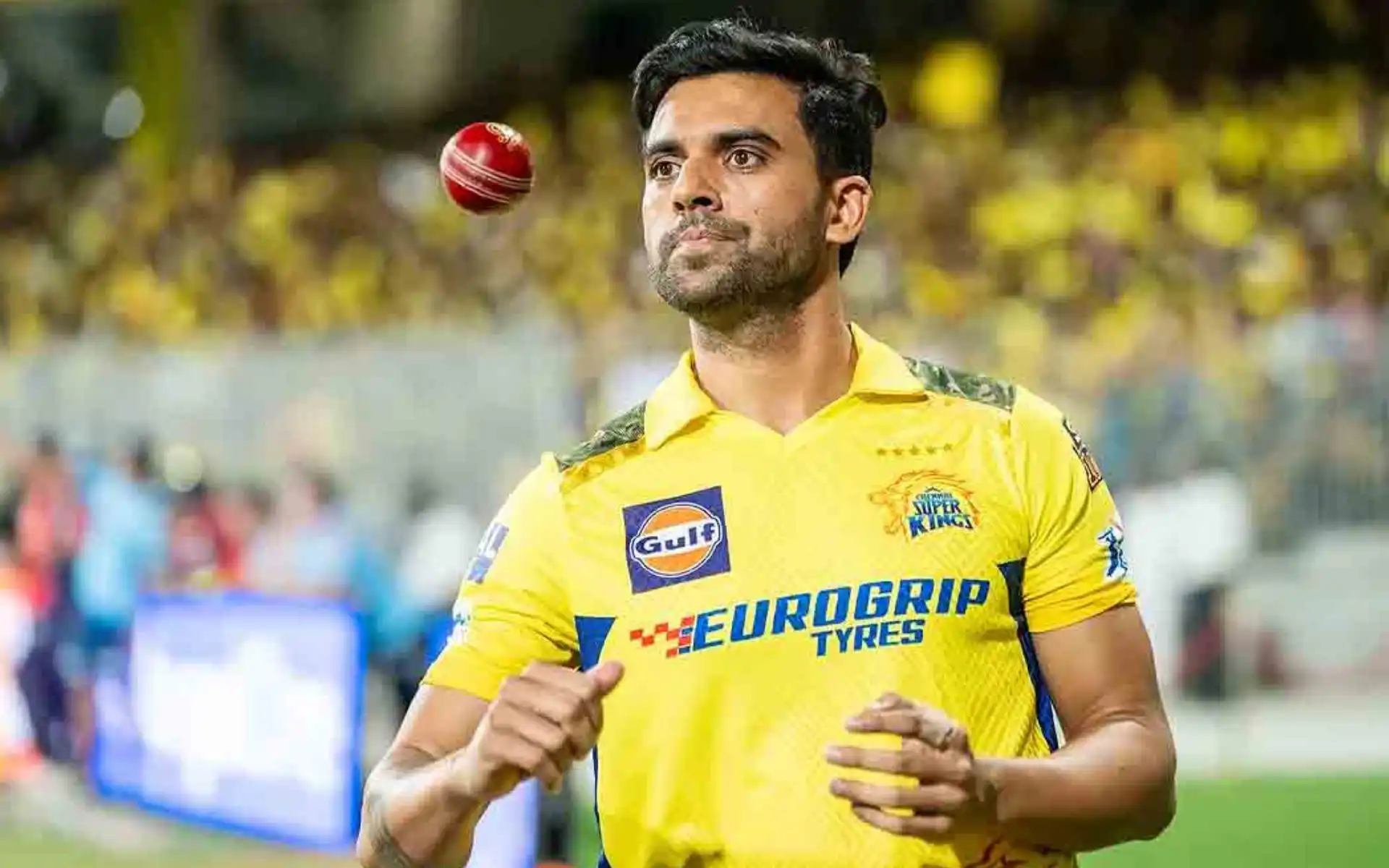 Deepak Chahar has been brilliant with the new ball for CSK [Source: @toisports/x.com]