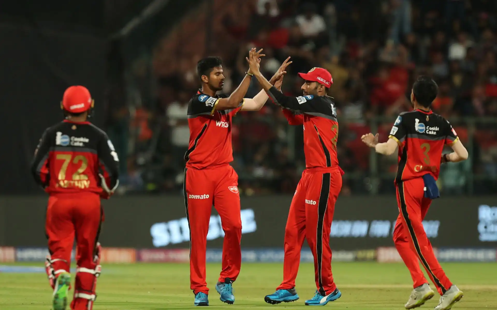 Washington Sundar playing for RCB [Source: @IPL/x.com]