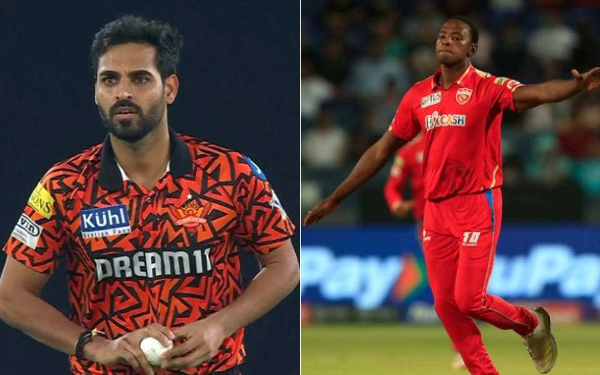 Bhuvneshwar Kumar & Kagiso Rabada [Source: @abhi_aditya10, @IPL/x.com]