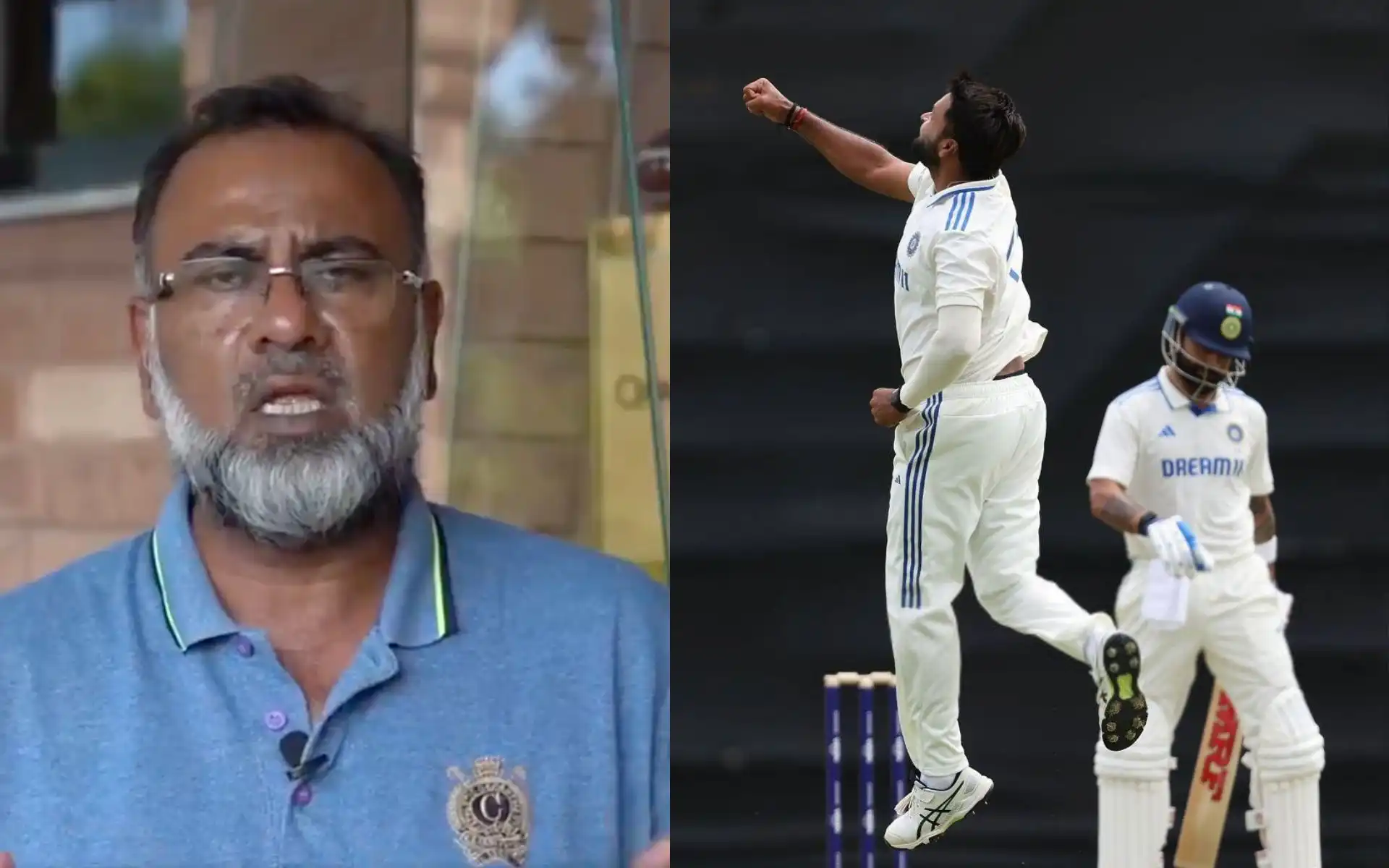 Basit Ali confused with India's closed door practice [Source: @TheRealPCB, @raj_cricspace/X.com]
