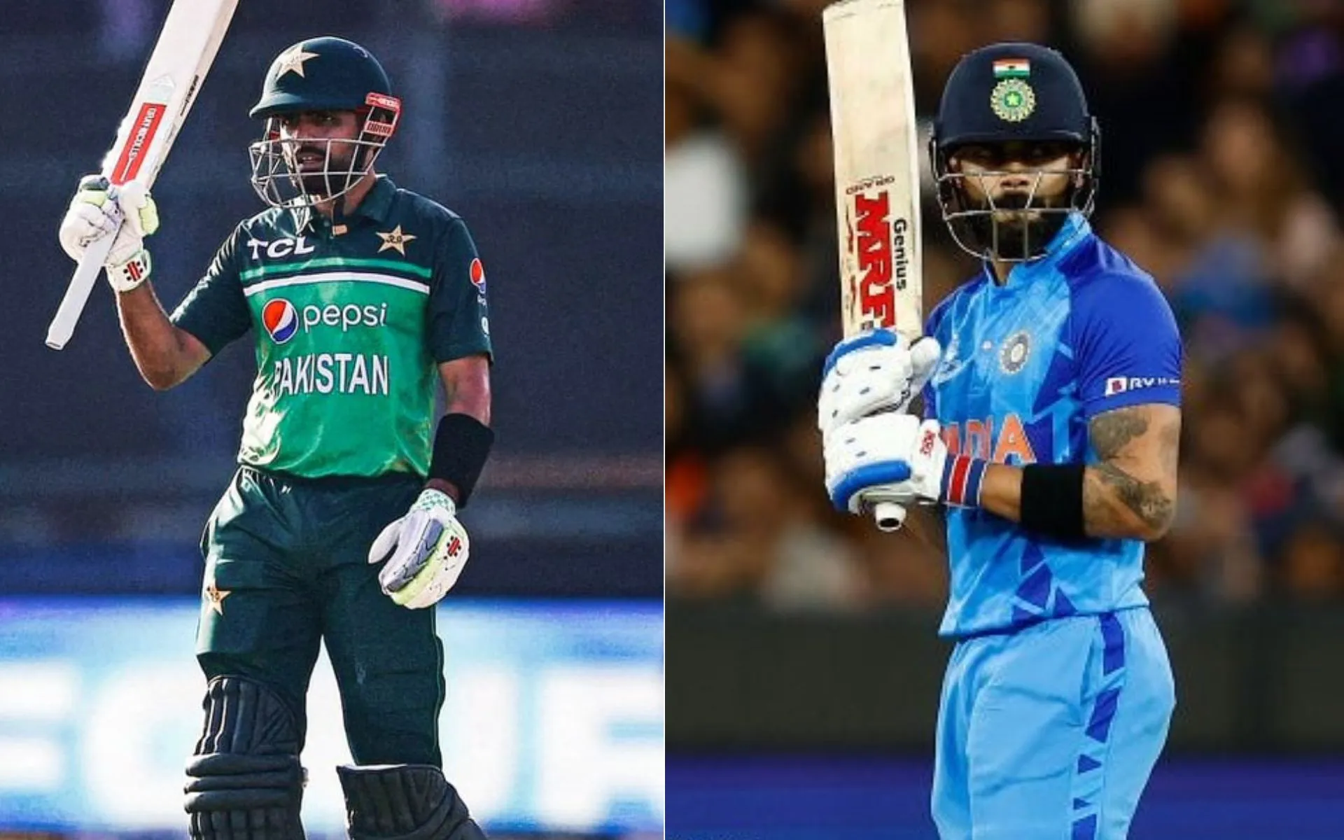 Babar Azam vs Virat Kohli [Source: @_alinoman, @mufaddal_vohra/x.com]