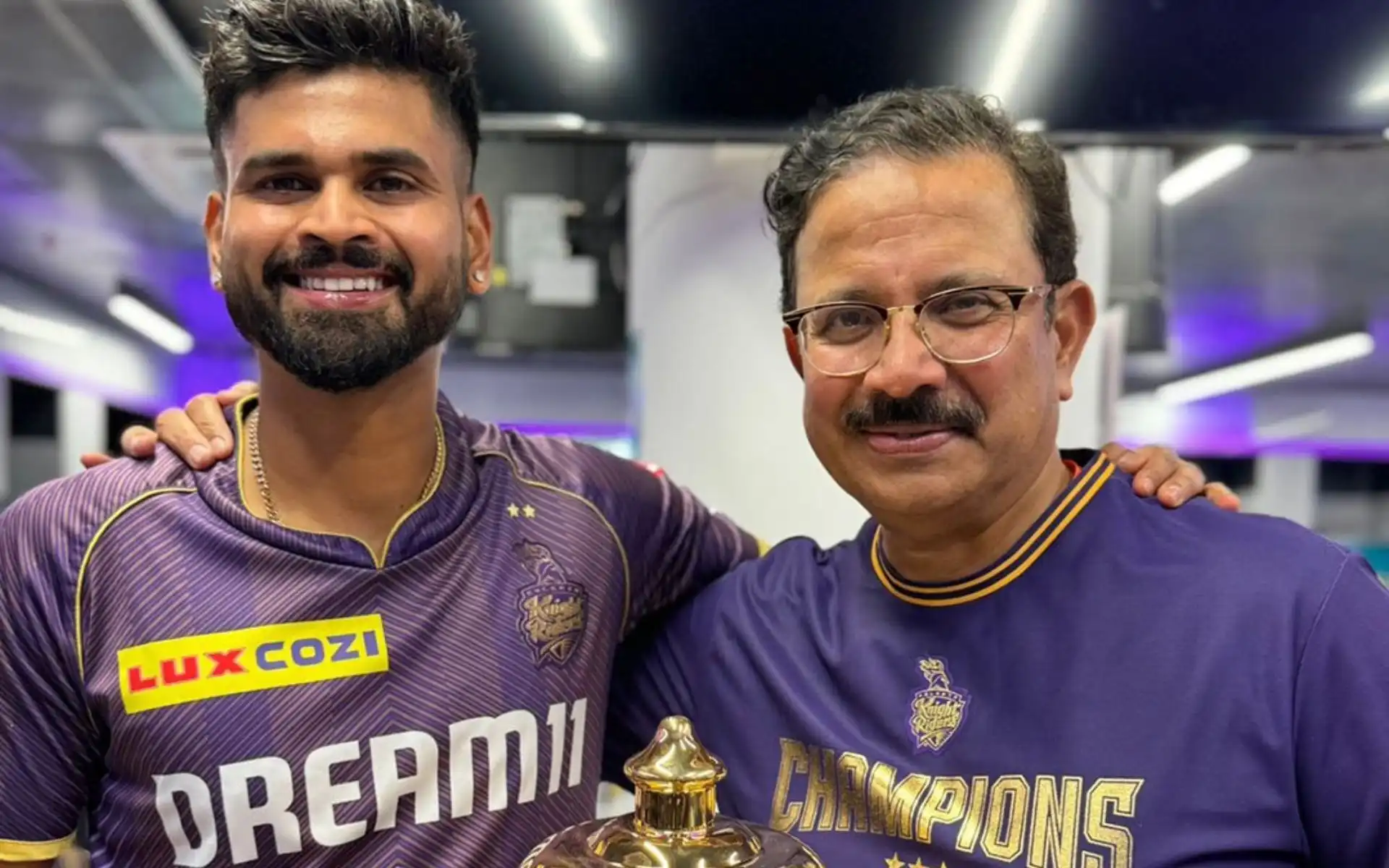 Shreyas Iyer's reunion with KKR could be on the cards [Source: @Rokte_Amarr_KKR/X.com]