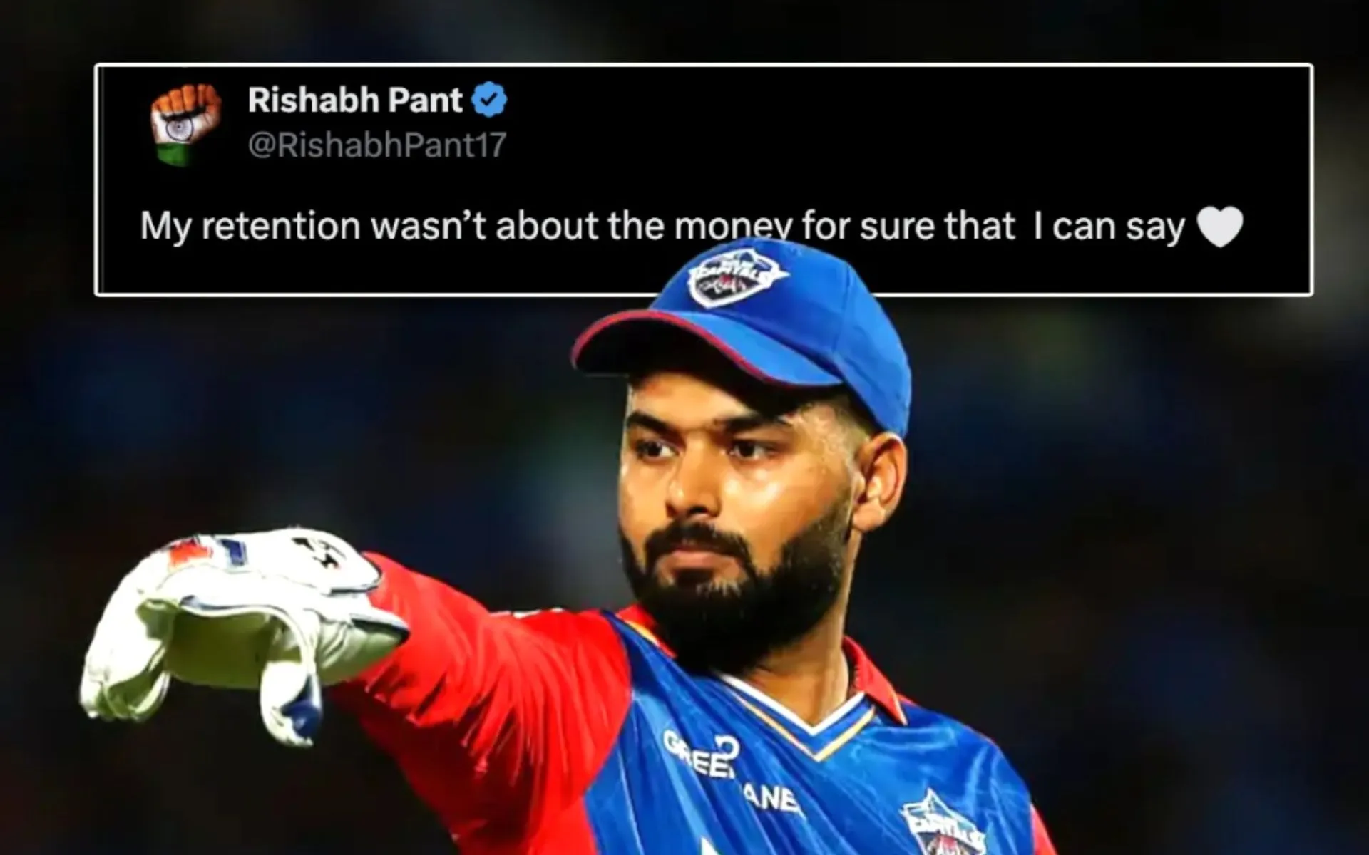 Rishabh Pant's recent remark (Source:@OneCricketApp/X.com)