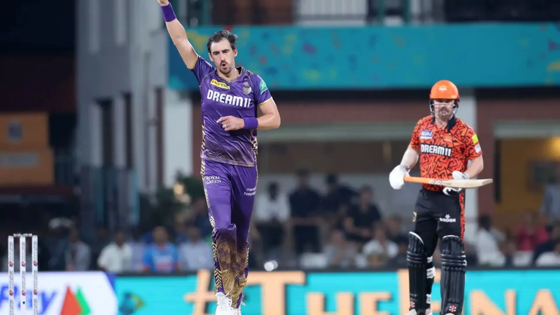 Mitchell Starc in action for KKR [Source: IPLT20.com]