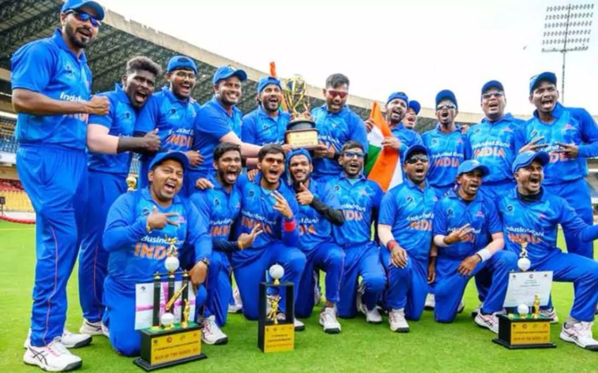 India's blind cricket team is the reigning champion [Source: @CricCrazyJohns/x.com]