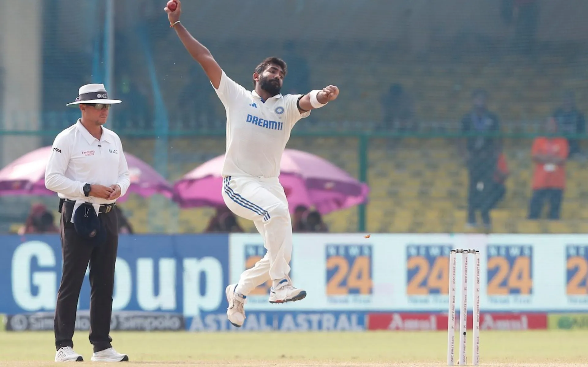 Bumrah on the cusp of breaking Kapil Dev's record [Source: @CricCrazyJohns/X.Com]