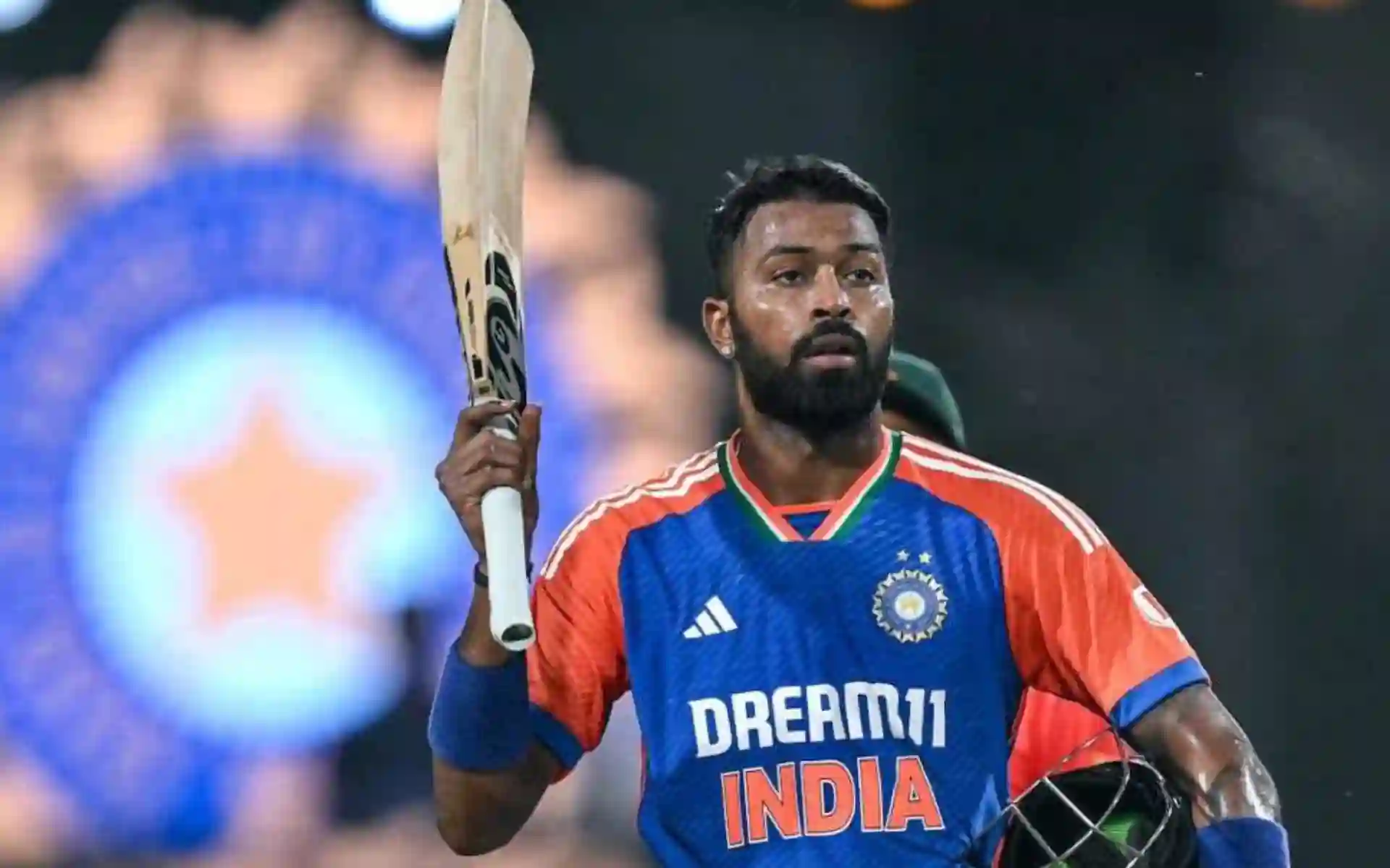 Hardik Pandya for India (Source:@CricCrazyJohns/X.com)