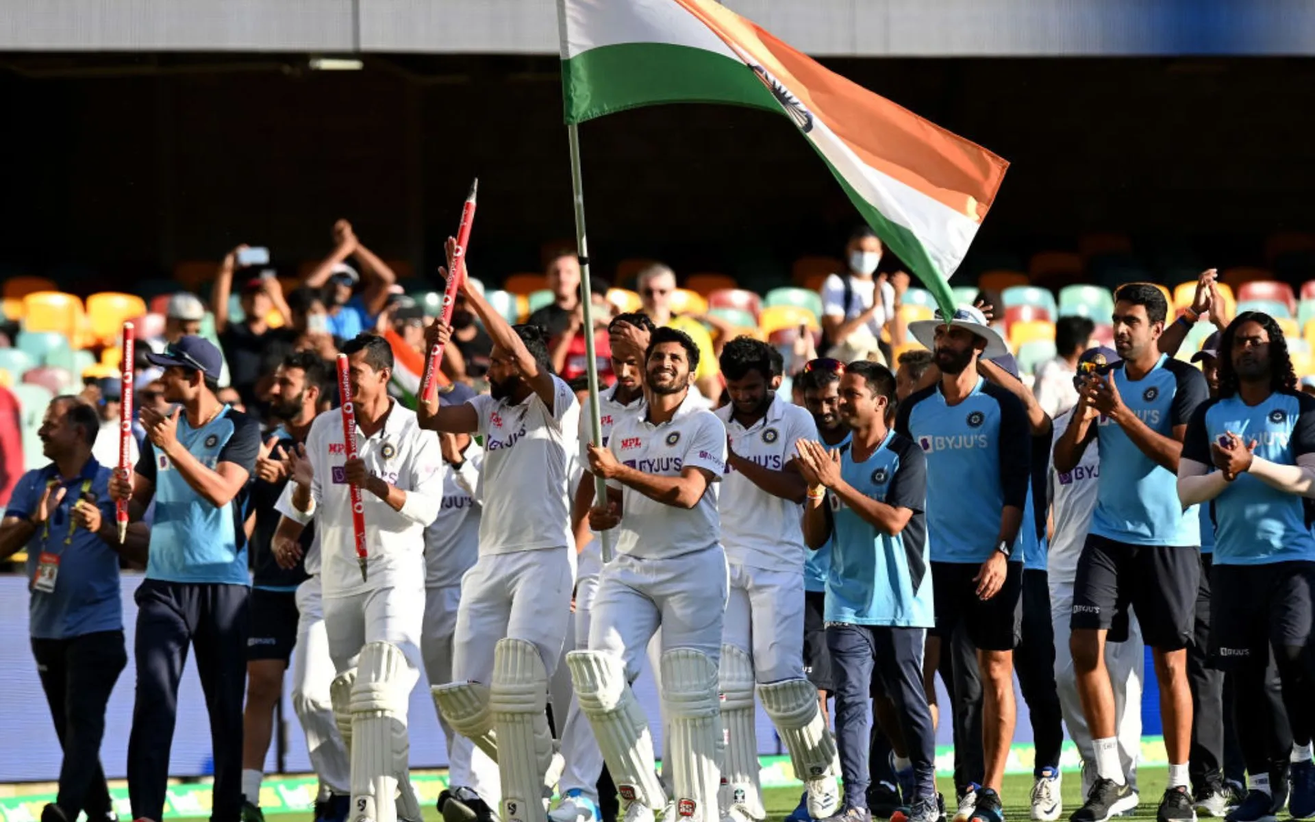 India won the Gabba Test in 2021 [Source: @BCCI/X.Com]