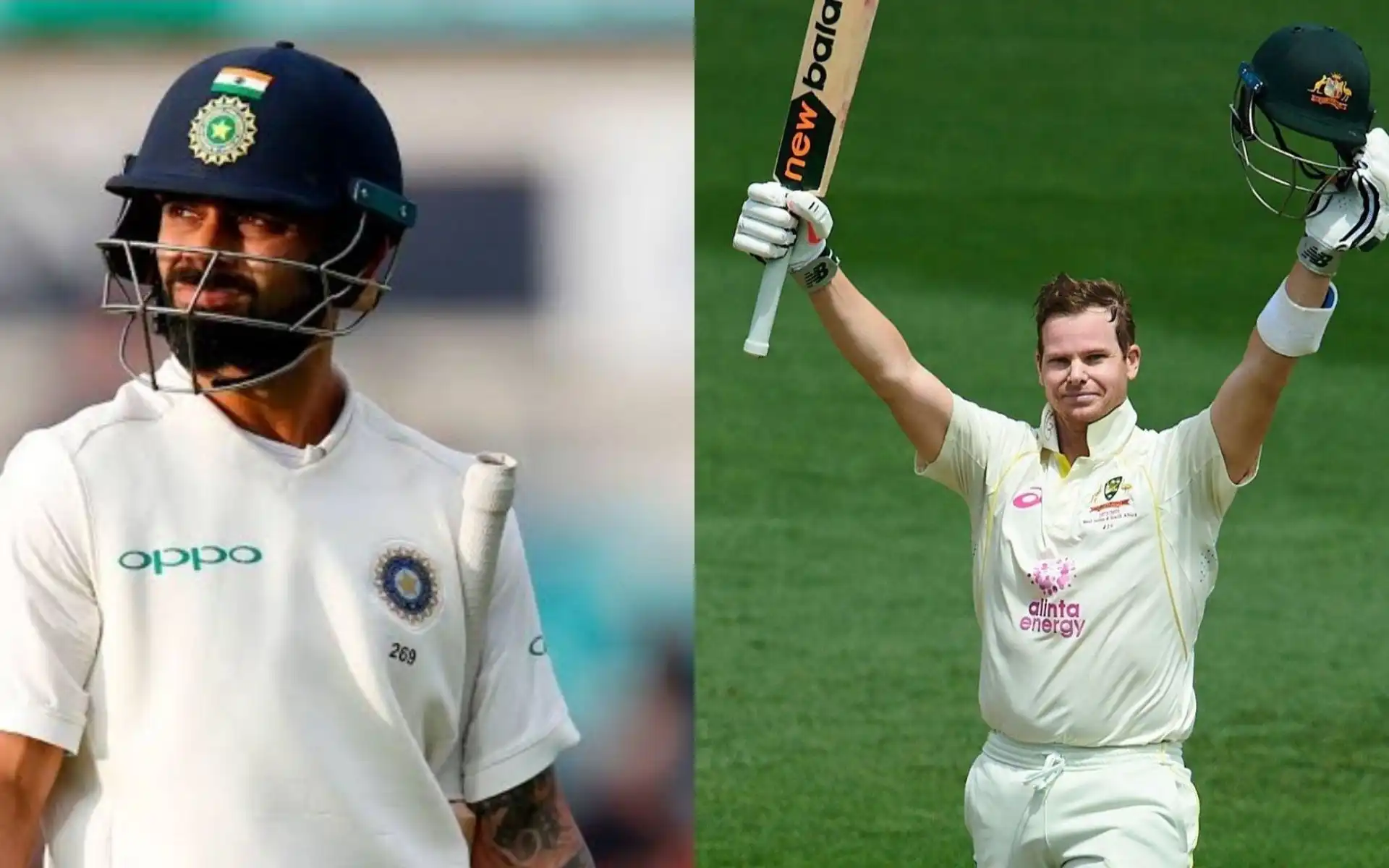 Virat Kohli vs Steve Smith [Source: @Wessy_x, @innocent2904/x.com]