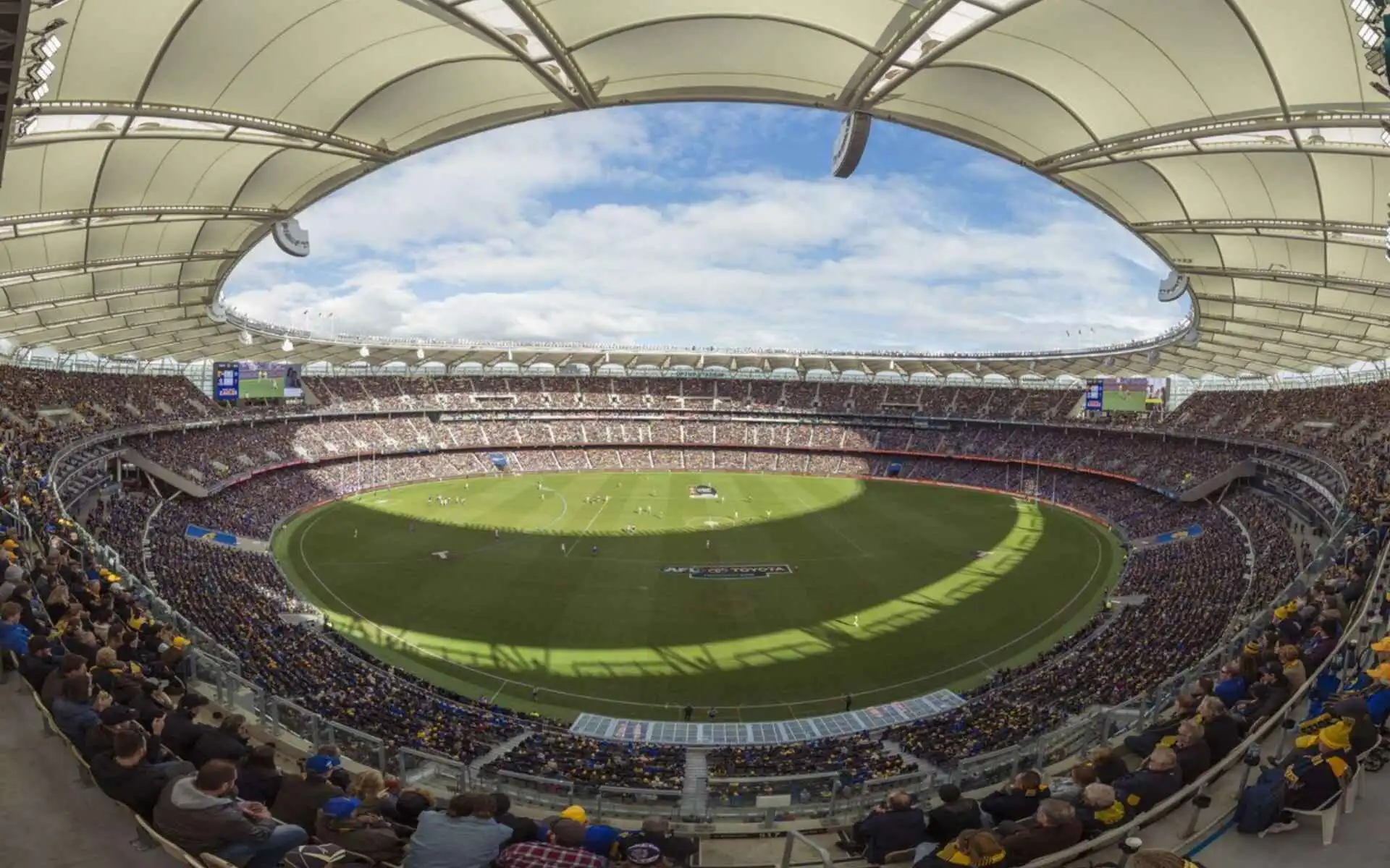 Optus stadium Perth (Source:@karan_rajput872/x.com)