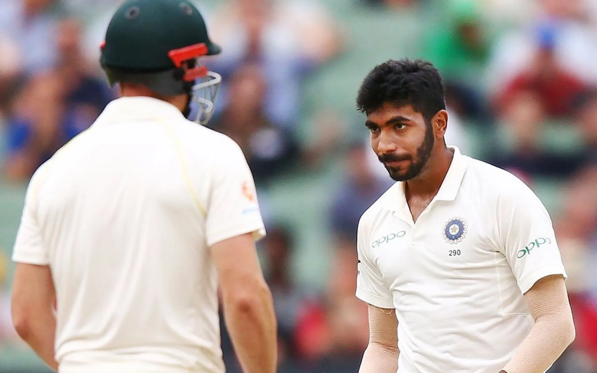 Jasprit Bumrah against Australia during 2018-19 BGT (Source:@ICC)