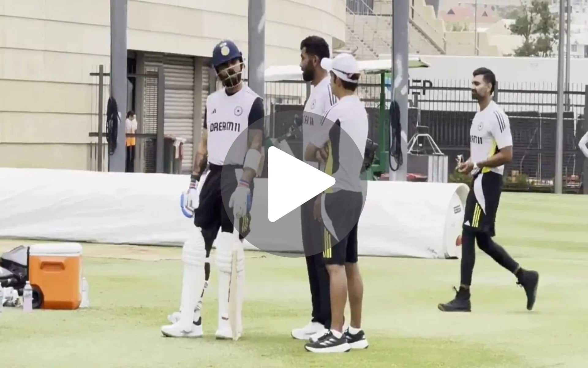 Virat Kohli, Bumrah And Gambhir Get Into Serious Chat Before Border-Gavaskar Trophy - Watch