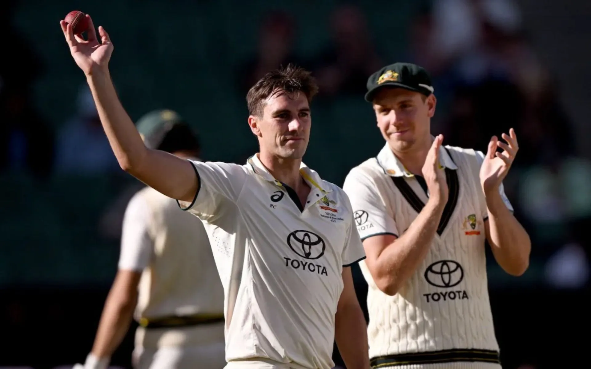 Cummins in action for Australia [Source: @Guptastats92/X.Com]
