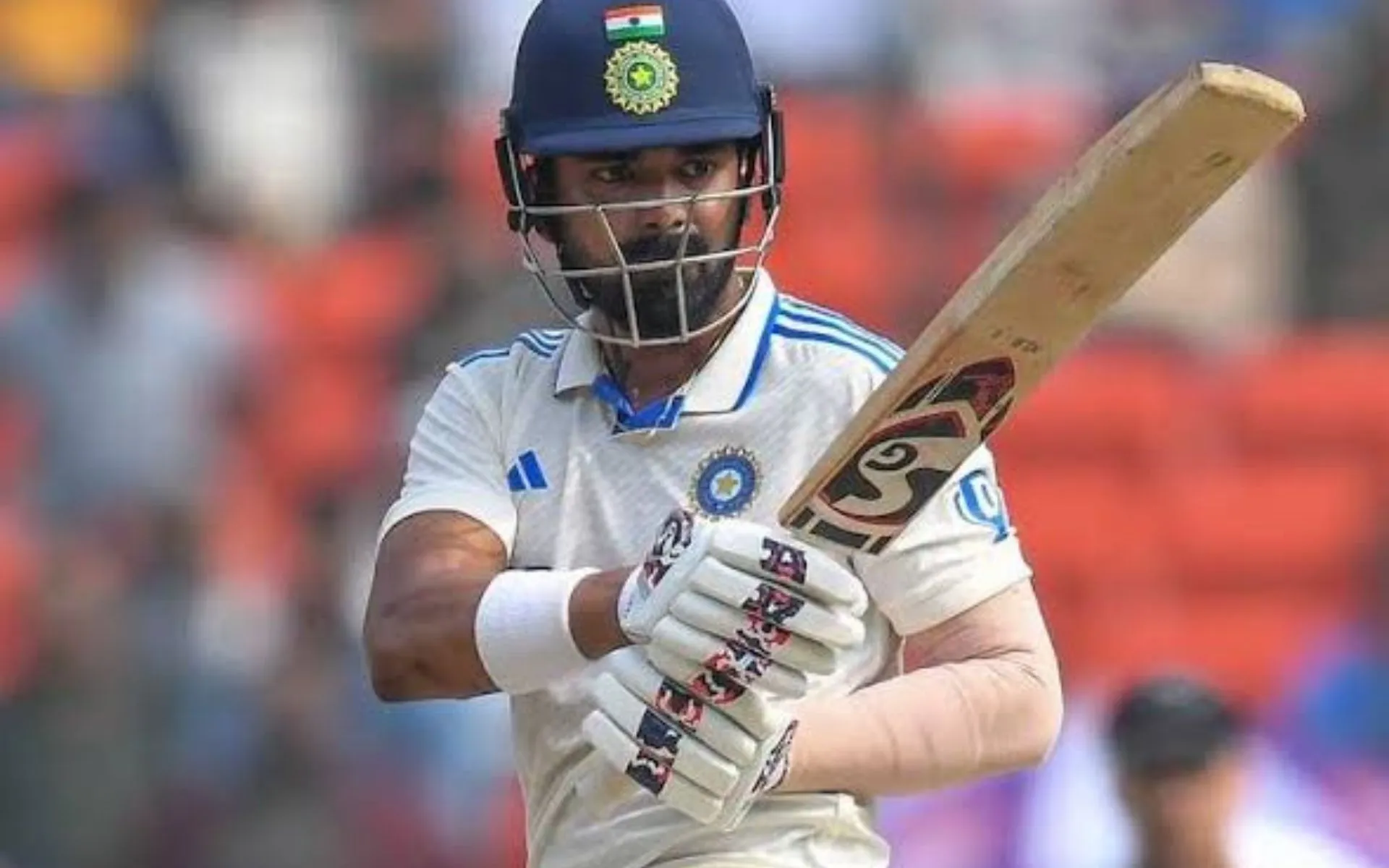 KL Rahul crossed 3000 runs in Test Cricket (Source:@TOneidiot/X.com)