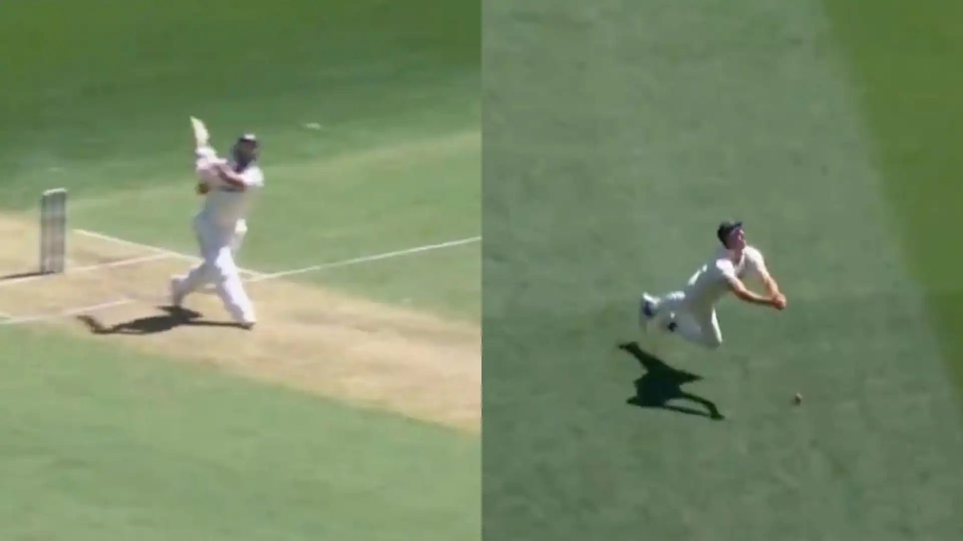 Pant was dropped by Cummins [Source: @gavaskar_theman/X]