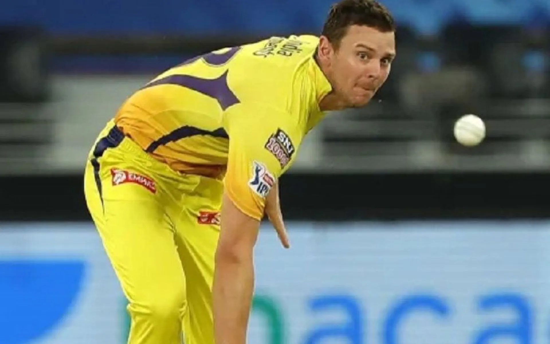 Josh Hazlewood for CSK in IPL (Source: @CSKFansOfficial/X.com)