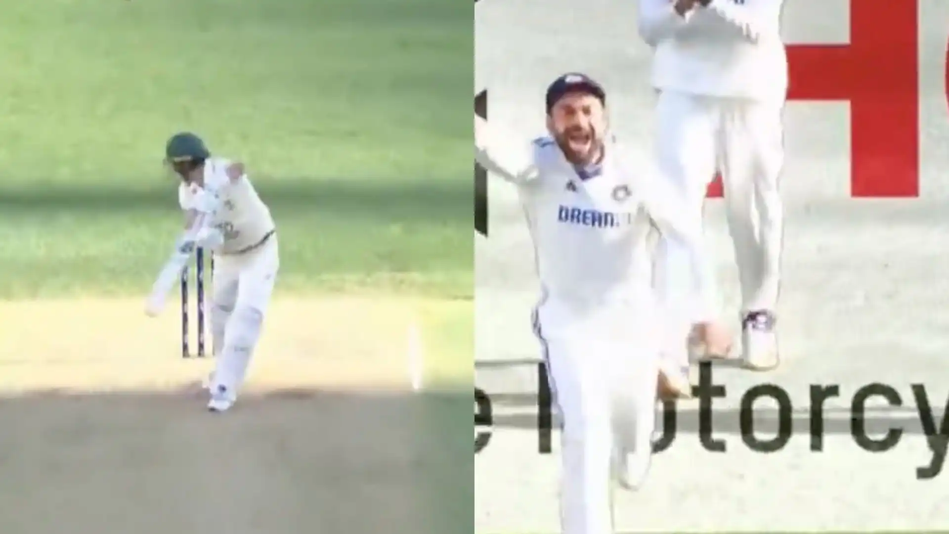 Kohli's reaction to Cummins' dismissal [Source: @gavaskar_theman/X]
