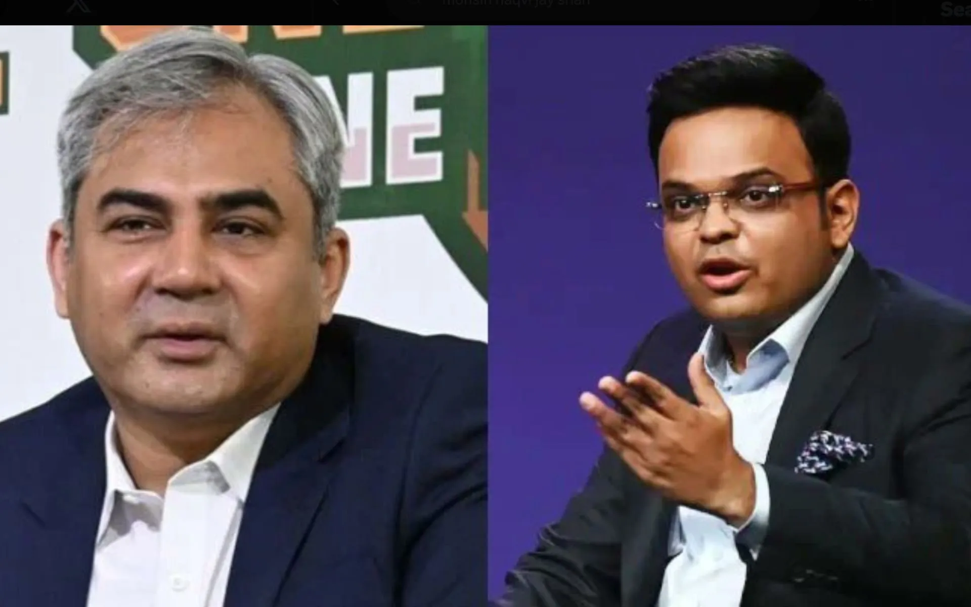 Jay Shah, Mohsin Naqvi to meet on Tuesday [Source: @CallMeSheri1/X.Com]