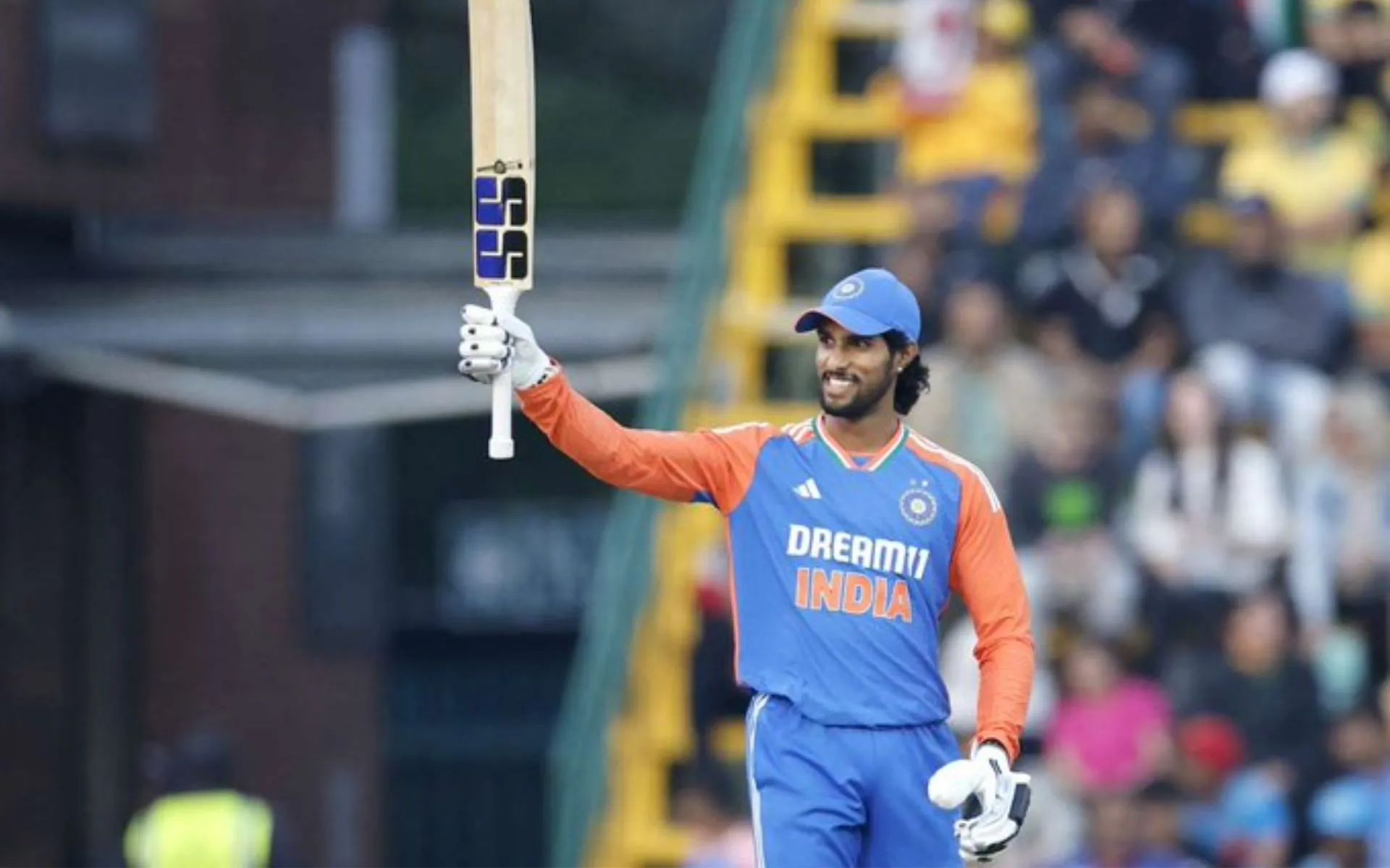 Tilak Varma hit his third consecutive T20 hundred [Source: @mufaddal_vohra/x.com]